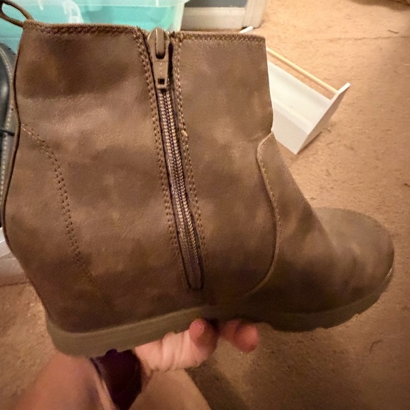 Brown Leather Ankle Boots from Kohls - Picture 5 of 6